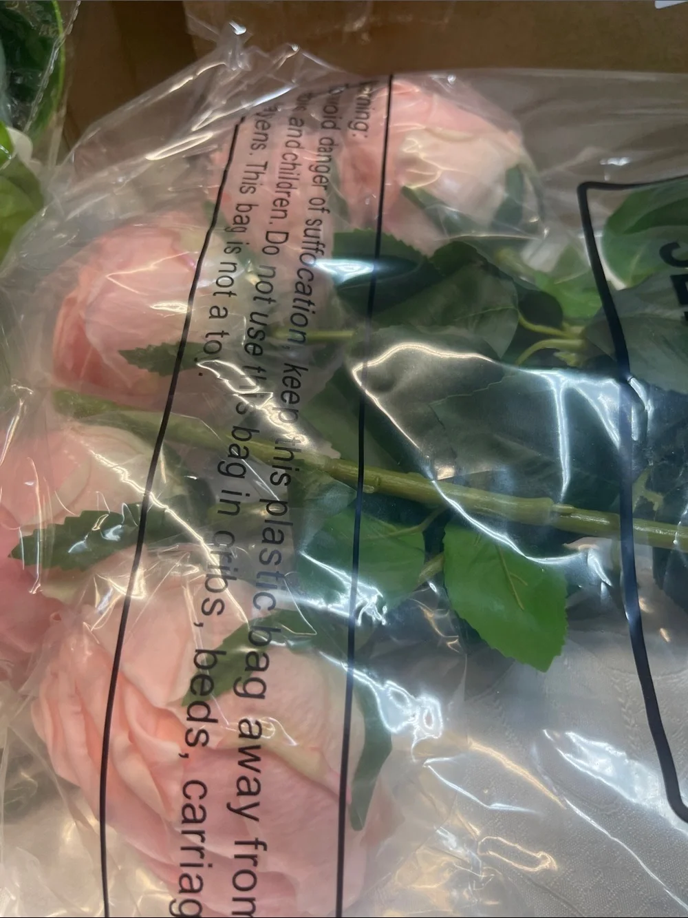 Blush Pink Faux Peony Bouquet - Unbranded